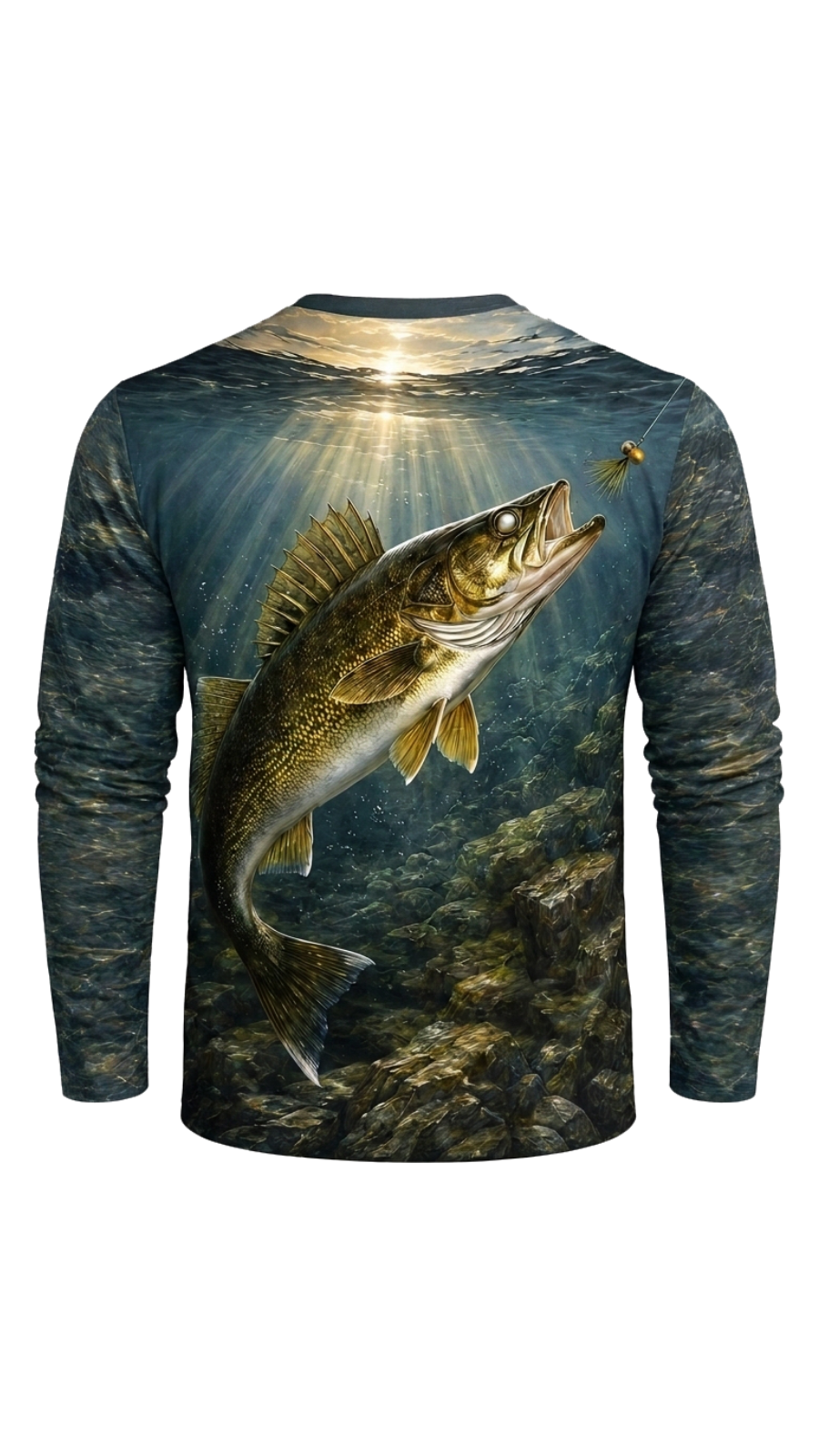 Performance Fishing Long Sleeve - Deep Breach Walleye - TBT255 image 5
