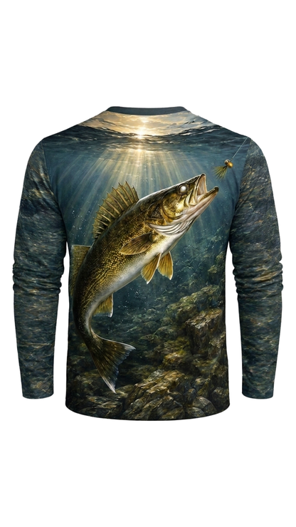 Performance Fishing Long Sleeve - Deep Breach Walleye - TBT255 image 5