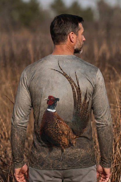 Performance Hunting Long Sleeve - Field Mist Ring-necked Pheasant - ULS312V image 2