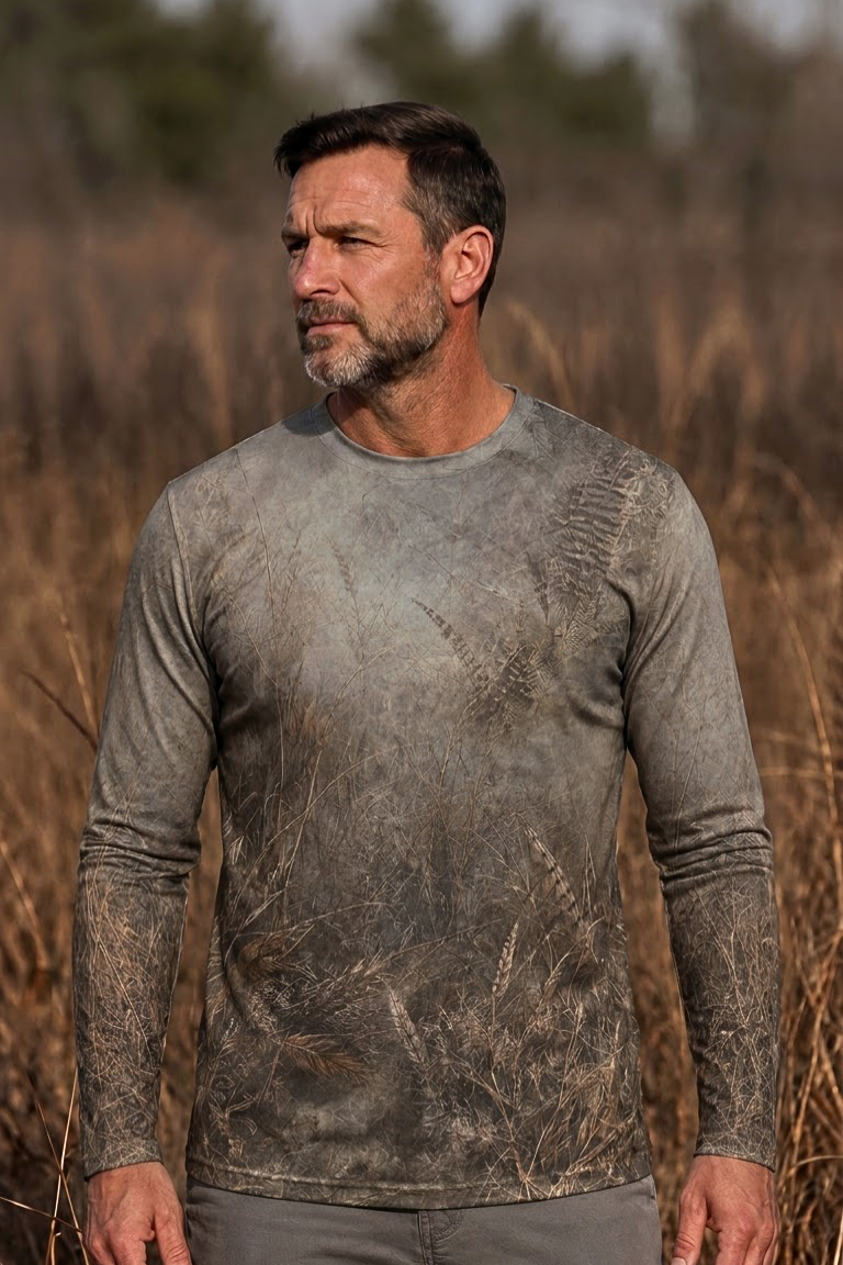 Performance Hunting Long Sleeve - Field Mist Ring-necked Pheasant - ULS312V image 3