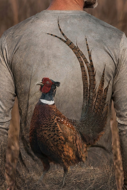 Performance Hunting Long Sleeve - Field Mist Ring-necked Pheasant - ULS312V image 4
