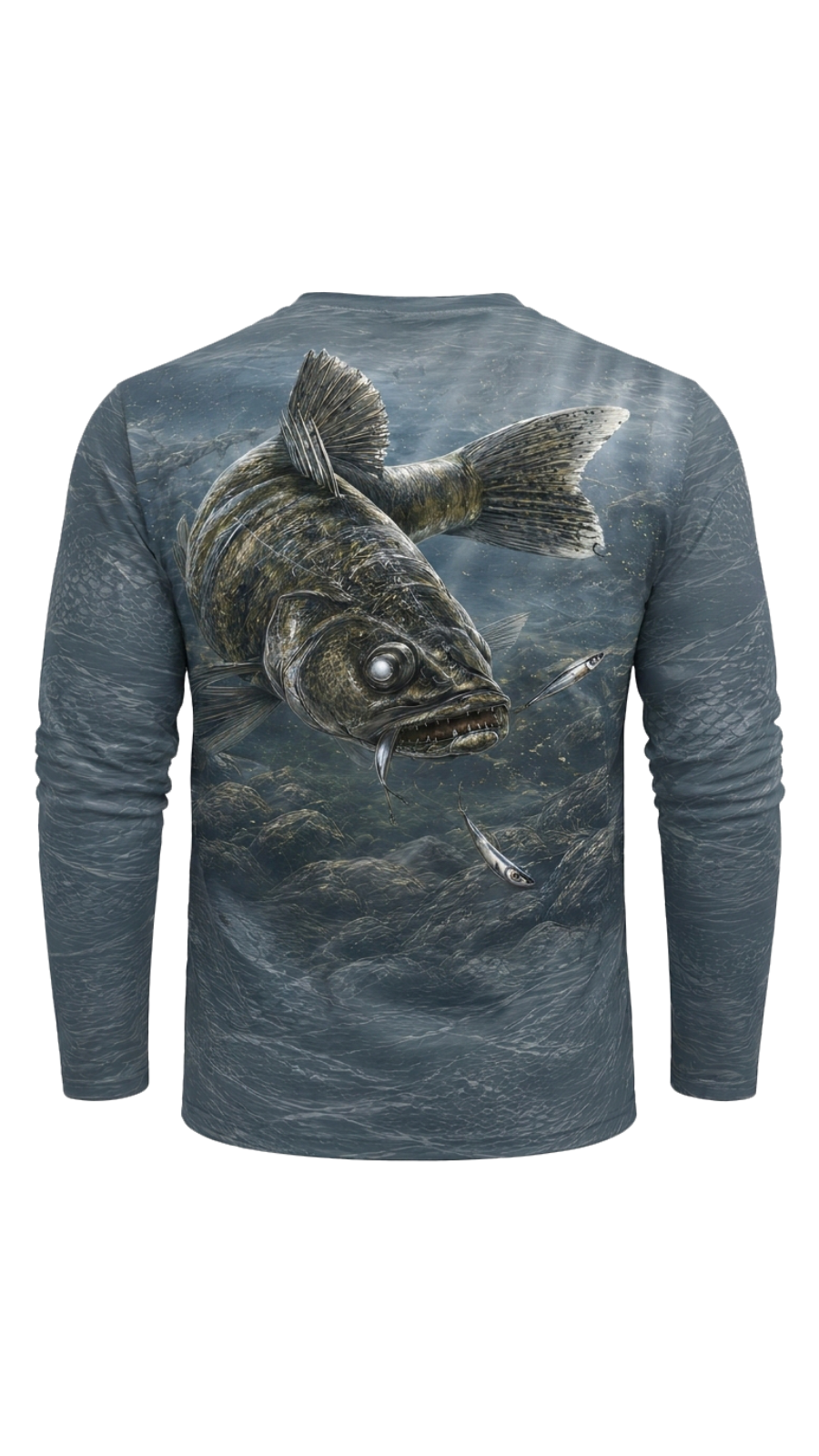 Performance Fishing Long Sleeve - Dusk Chaser Walleye - TBT256 image 5