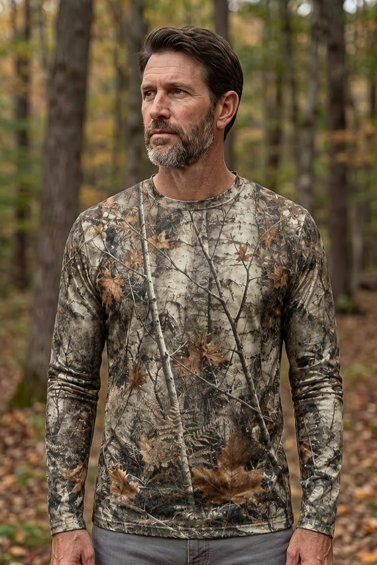 Performance Hunting Long Sleeve - Ruffed Grouse Drummer - ULS313V image 3