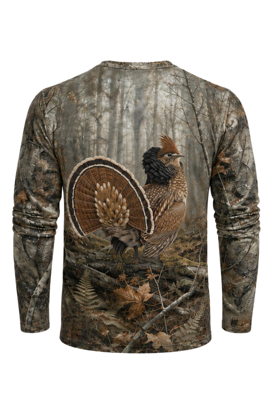 Performance Hunting Long Sleeve - Ruffed Grouse Drummer - ULS313V image 5