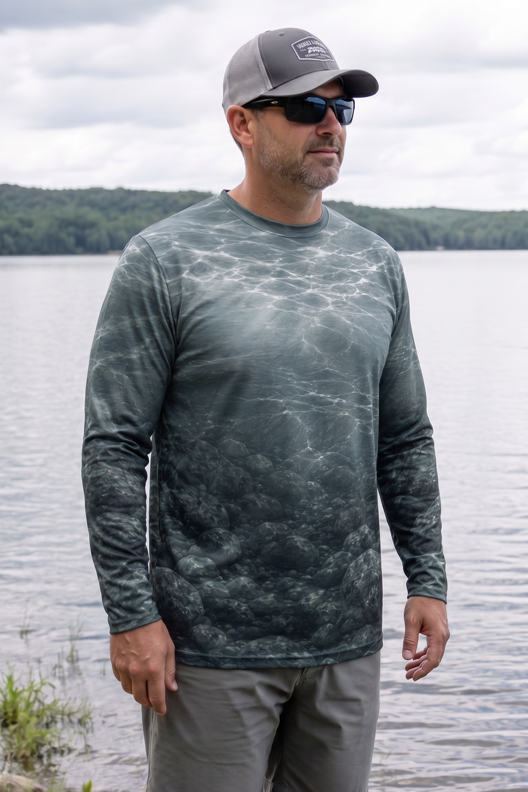 Performance Fishing Long Sleeve - Deep Rock Walleye - TBT257 image 3