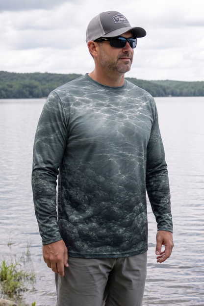 Performance Fishing Long Sleeve - Deep Rock Walleye - TBT257 image 3