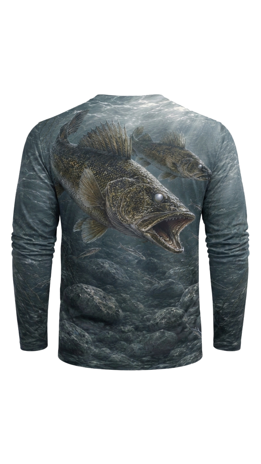 Performance Fishing Long Sleeve - Deep Rock Walleye - TBT257 image 5