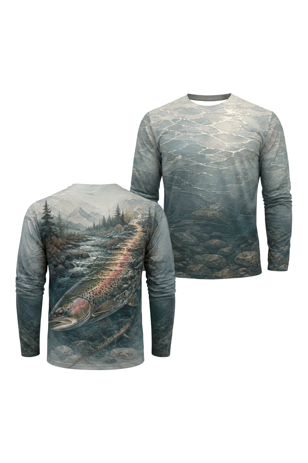 Performance Fishing Long Sleeve - Glacier Creek Trout - TBT259 image 1