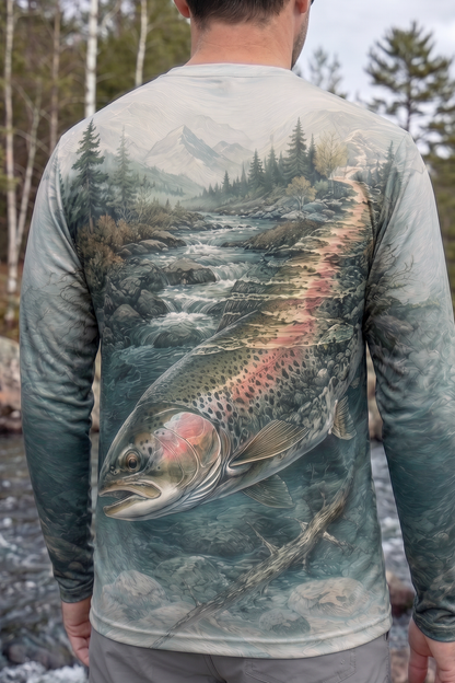 Performance Fishing Long Sleeve - Glacier Creek Trout - TBT259 image 4