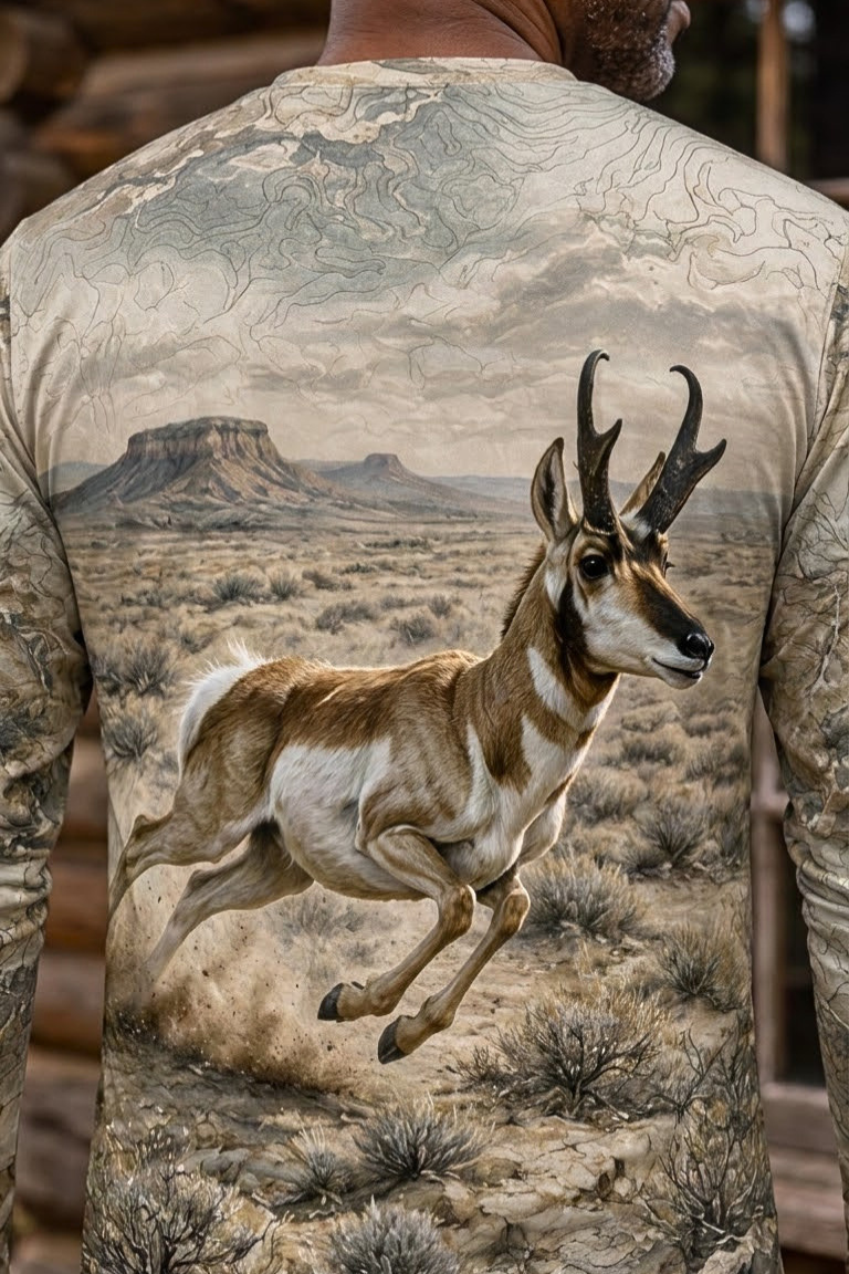 Performance Hunting Long Sleeve - Pronghorn Sage Basin Sprint - ULS316V image 4