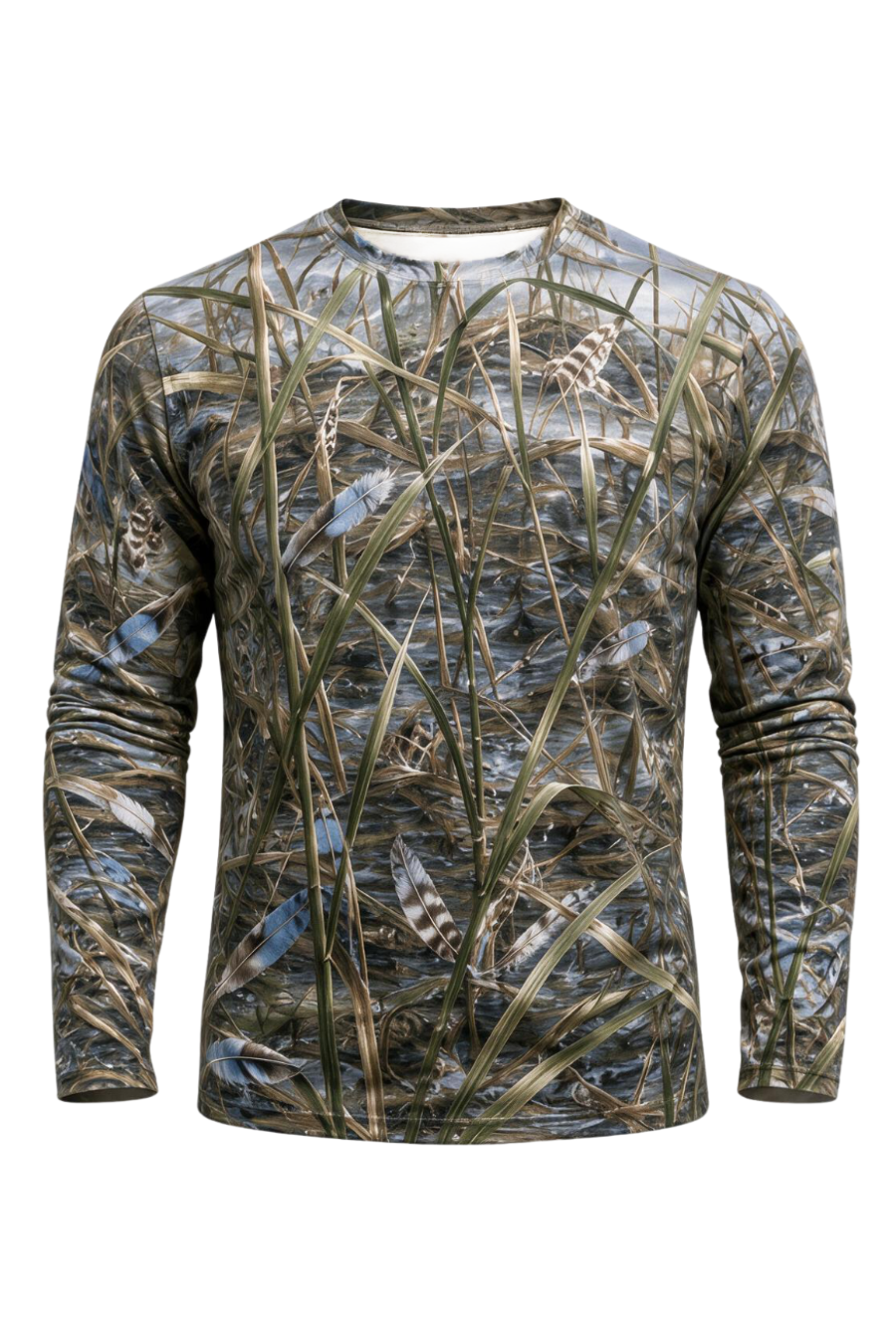 Performance Hunting Long Sleeve - Blue Winged Teal Early Marsh Flash - ULS318V image 6