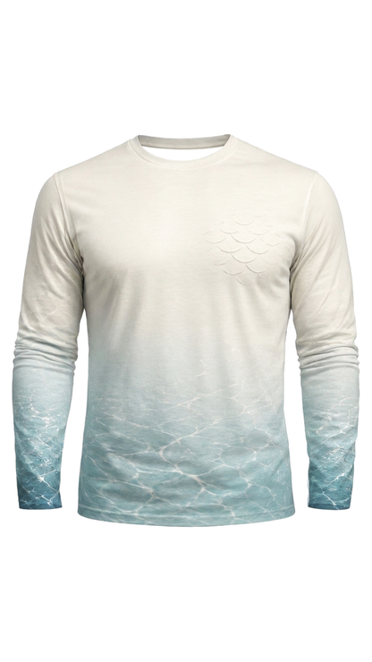 Performance Fishing Long Sleeve - Silver Breach Tarpon - TBT262 image 6