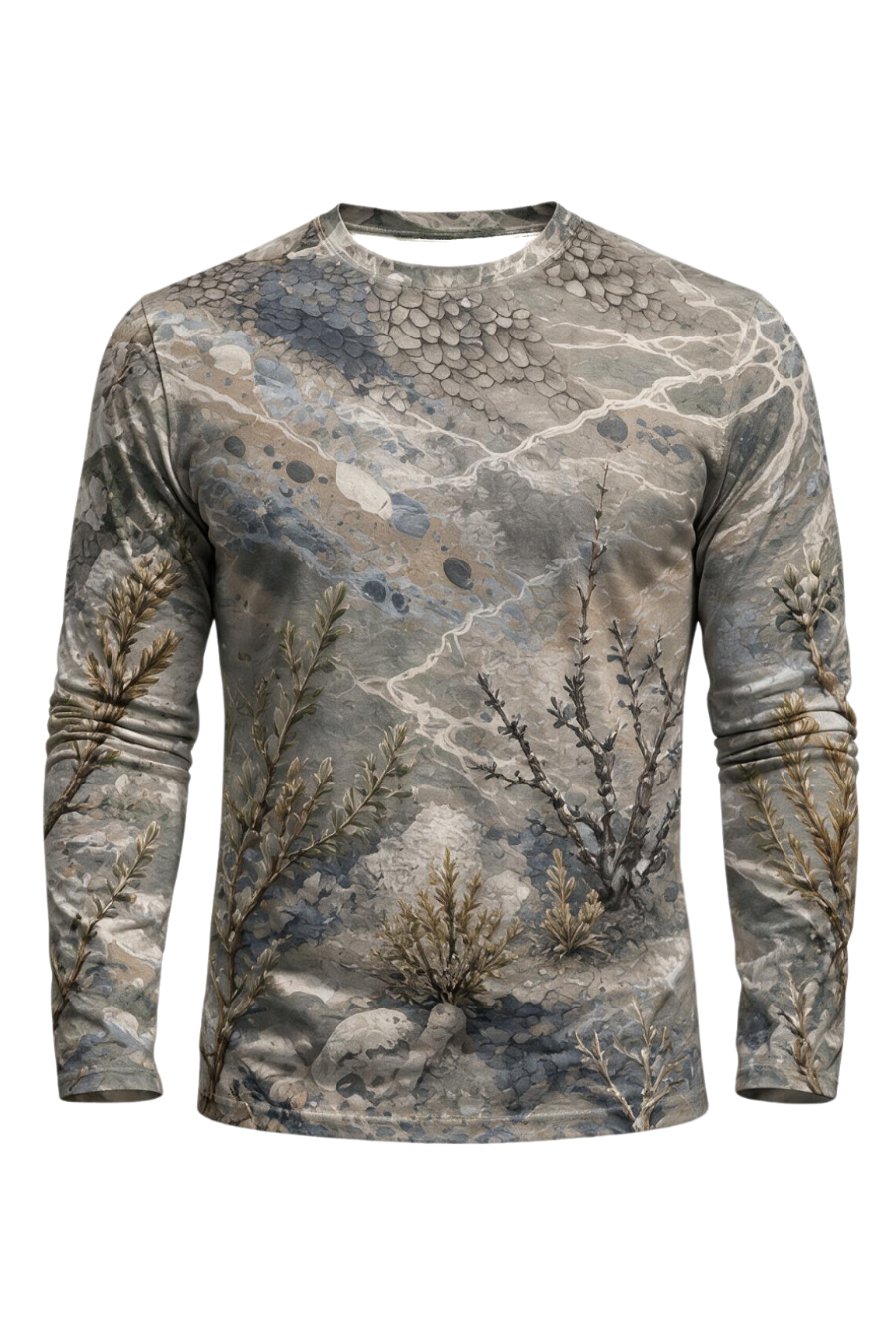 Performance Hunting Long Sleeve - Gambels Quail Desert Wash Sentinel - ULS319V image 6