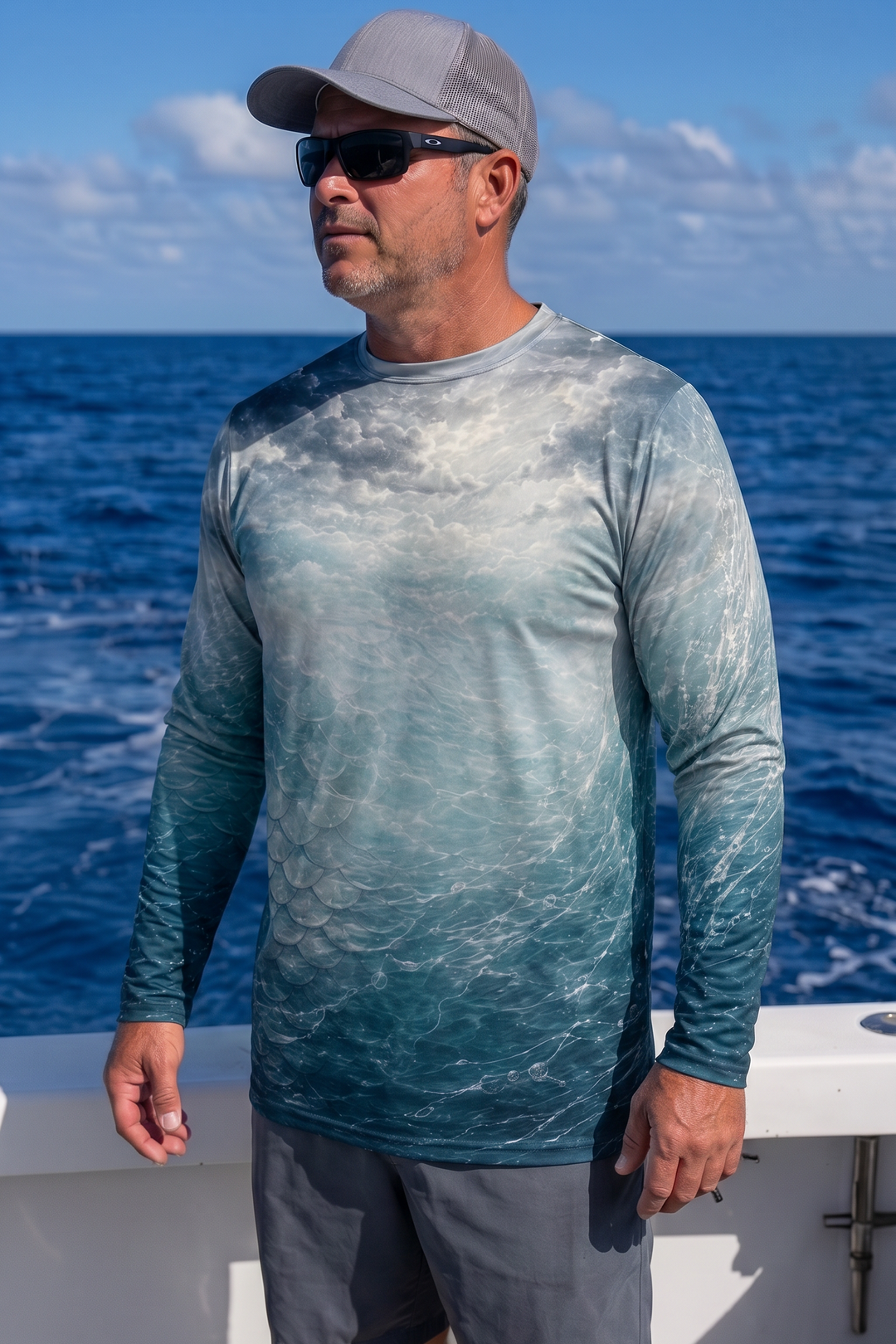 Performance Fishing Long Sleeve - Sunset Splash Tarpon - TBT263 image 3