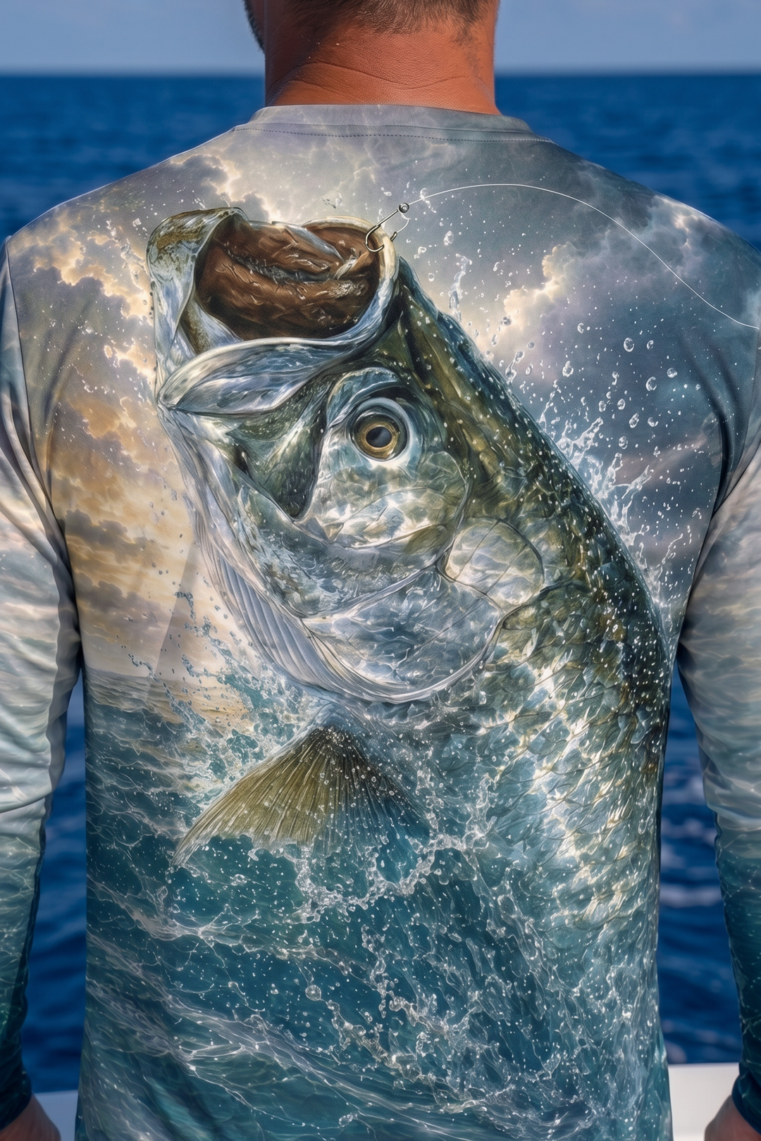 Performance Fishing Long Sleeve - Sunset Splash Tarpon - TBT263 image 4