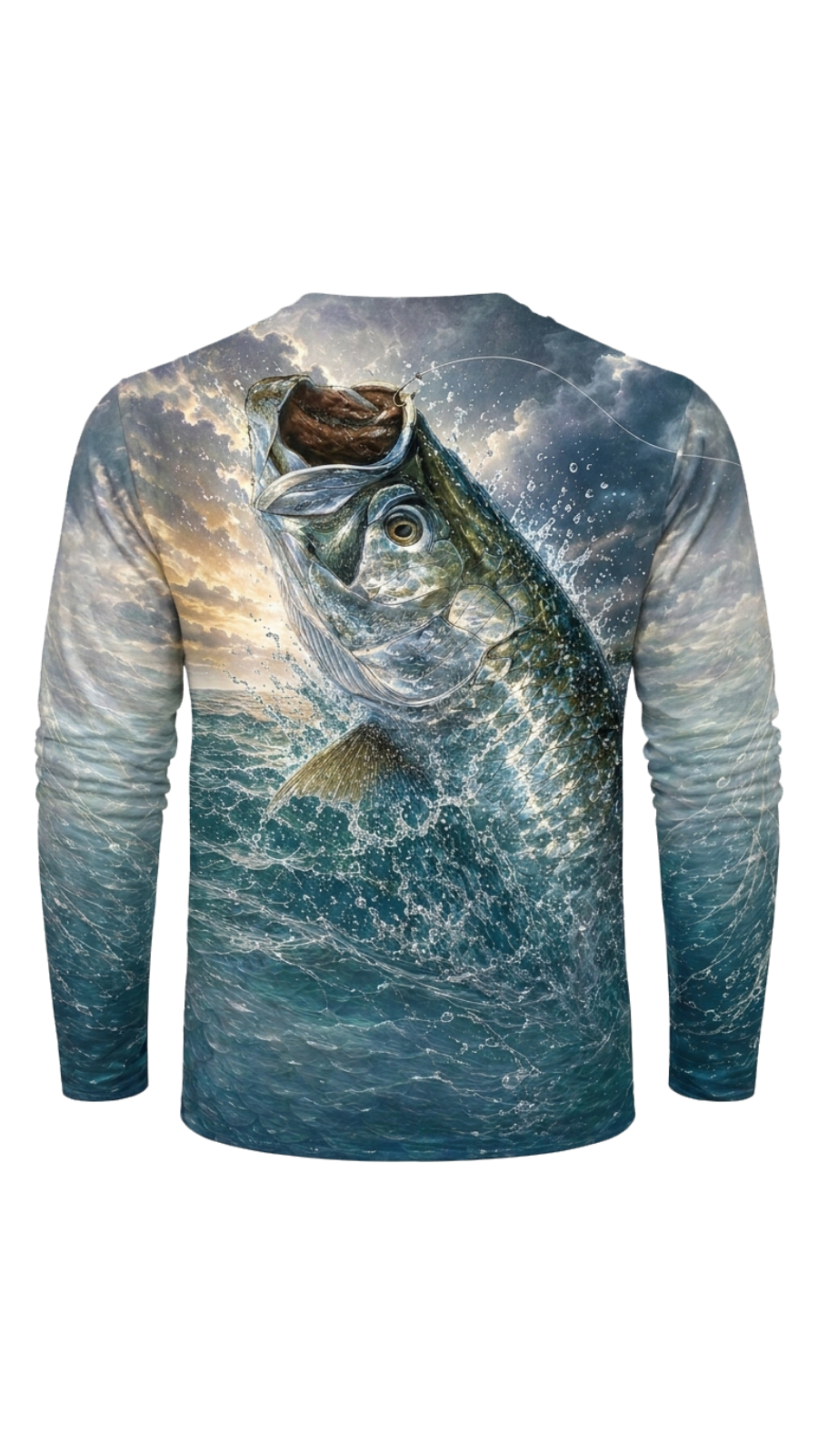 Performance Fishing Long Sleeve - Sunset Splash Tarpon - TBT263 image 5
