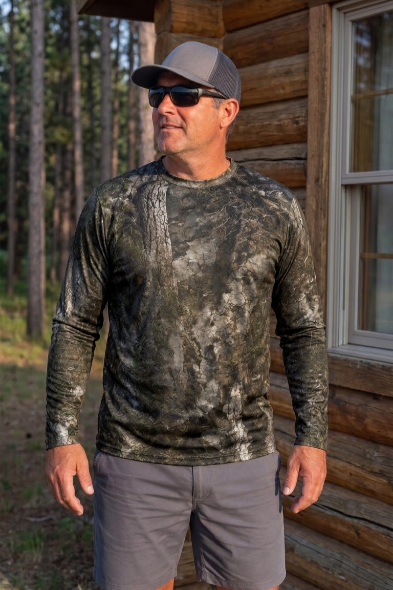 Performance Hunting Long Sleeve - Bobcat Cedar Shadow - ULS320V image 3