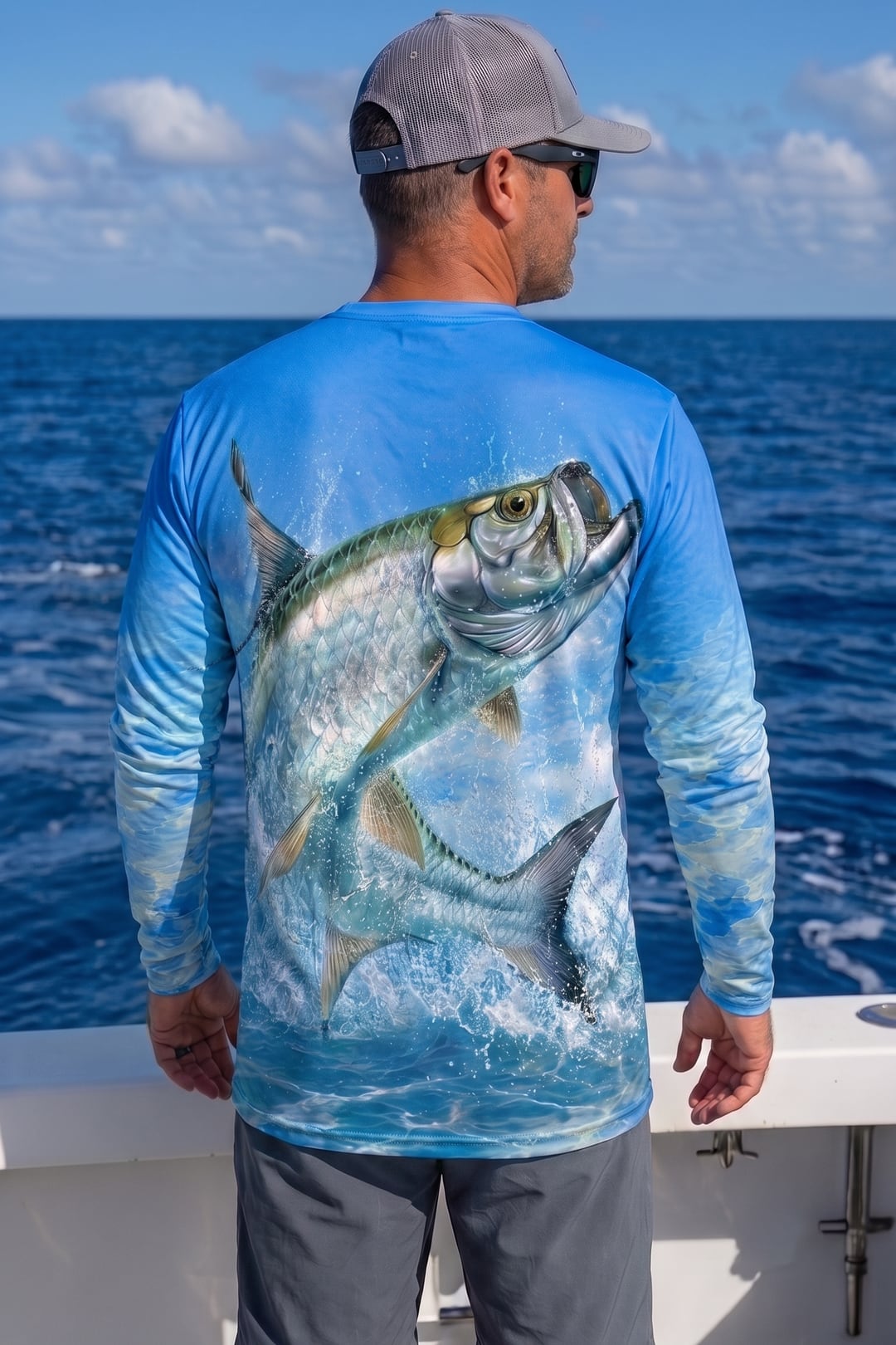 Performance Fishing Long Sleeve - Ocean Leap Tarpon - TBT264 image 2