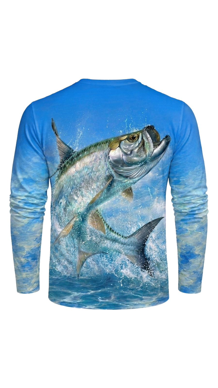 Performance Fishing Long Sleeve - Ocean Leap Tarpon - TBT264 image 5