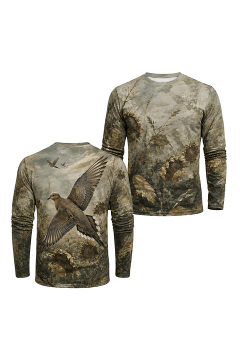 Performance Hunting Long Sleeve - Mourning Dove Sunflower Flyway - ULS324V