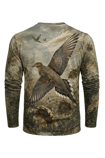 Performance Hunting Long Sleeve - Mourning Dove Sunflower Flyway - ULS324V image 5