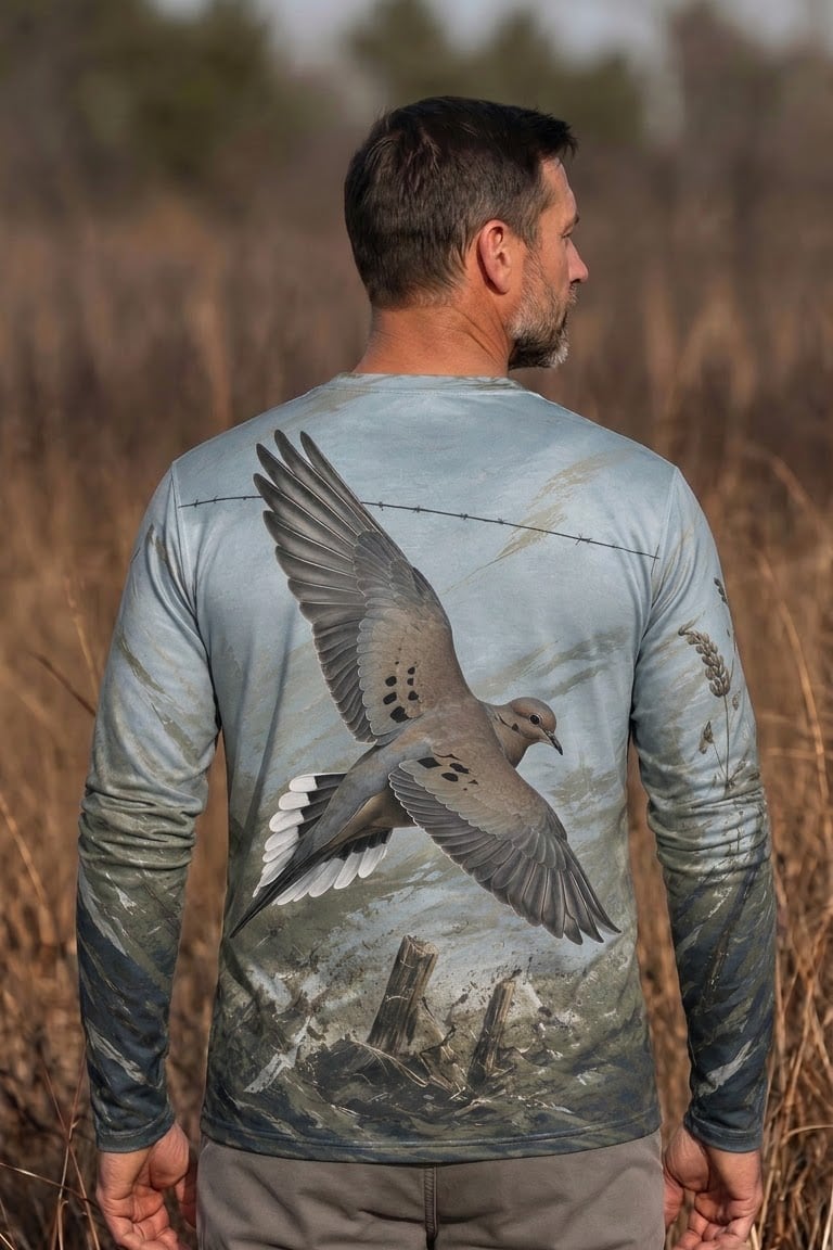 Performance Hunting Long Sleeve - Mourning Dove Dustline Crossing - ULS325V image 2
