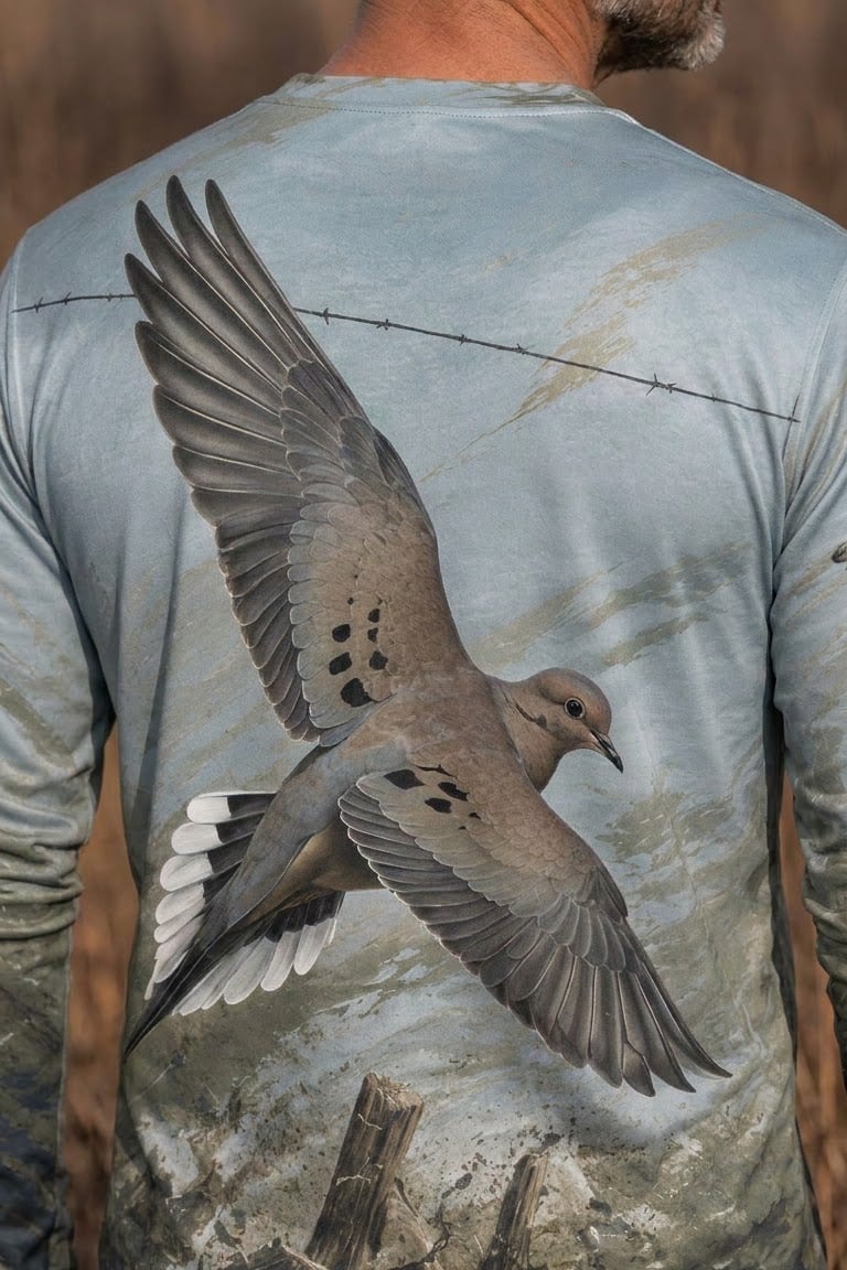 Performance Hunting Long Sleeve - Mourning Dove Dustline Crossing - ULS325V image 4