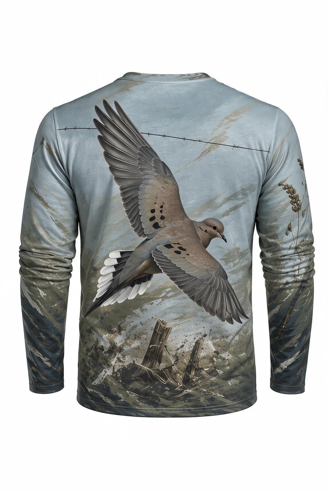 Performance Hunting Long Sleeve - Mourning Dove Dustline Crossing - ULS325V image 5