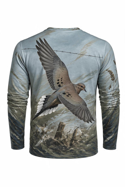 Performance Hunting Long Sleeve - Mourning Dove Dustline Crossing - ULS325V image 5