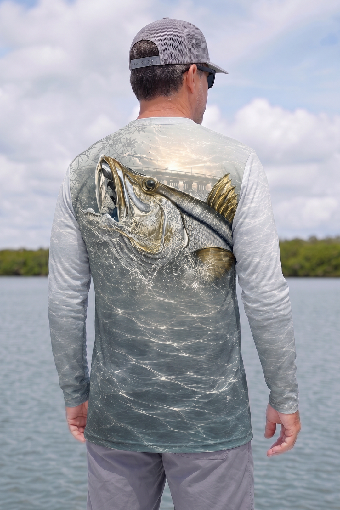 Performance Hunting Long Sleeve - Bridge Strike Snook - TBT269 image 2