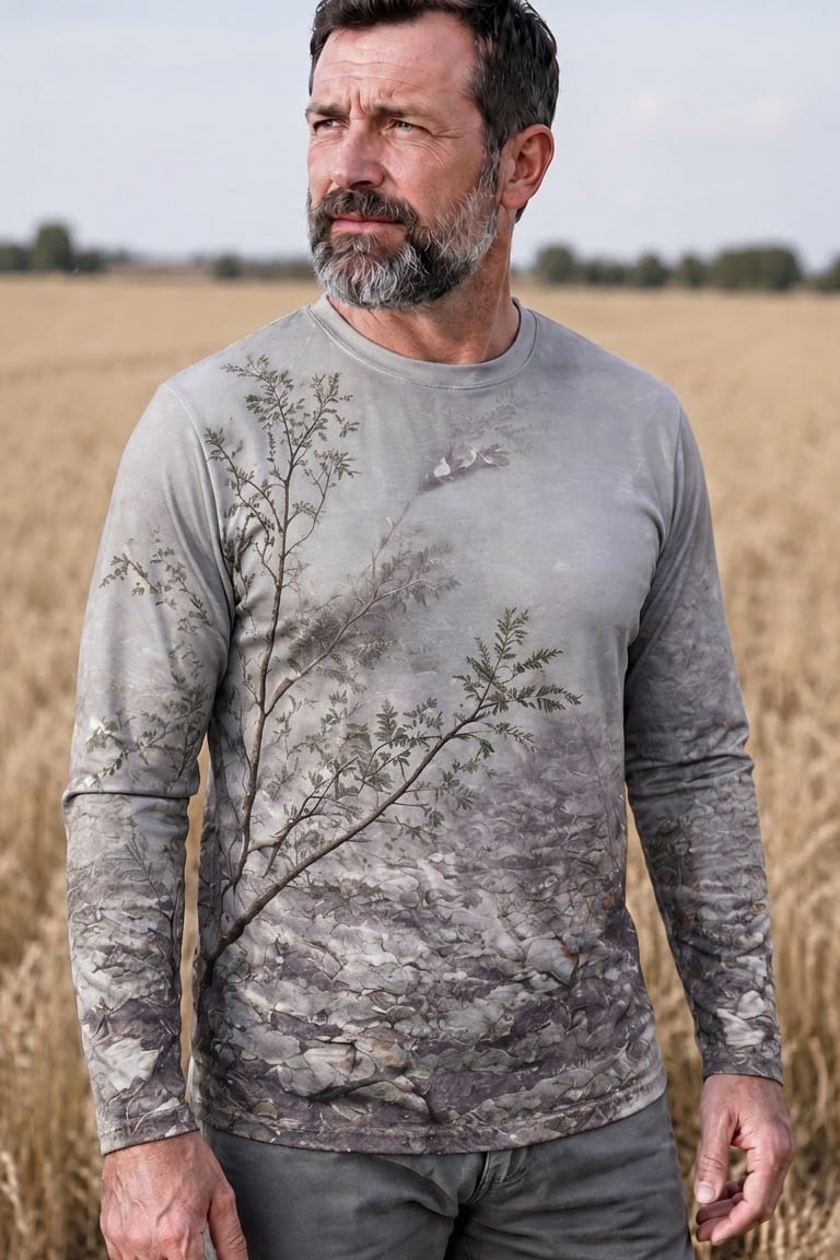 Performance Hunting Long Sleeve - Mourning Dove Mesquite Drop - ULS326V image 3