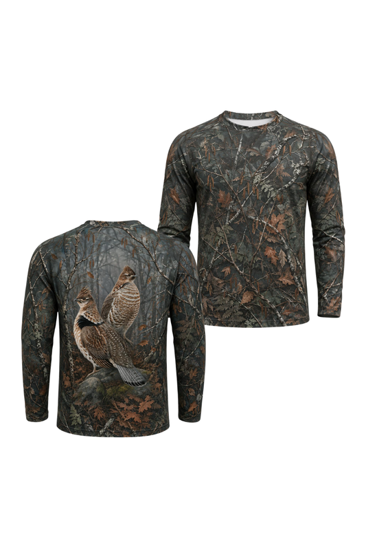 Performance Hunting Long Sleeve - Ruffed Grouse Alder Flush - ULS327V image 1