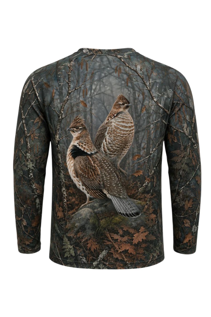 Performance Hunting Long Sleeve - Ruffed Grouse Alder Flush - ULS327V image 5