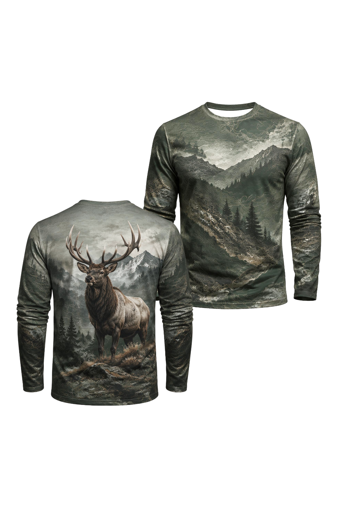 Performance Hunting Long Sleeve - Elk High Ridge Monarch - ULS329V image 1
