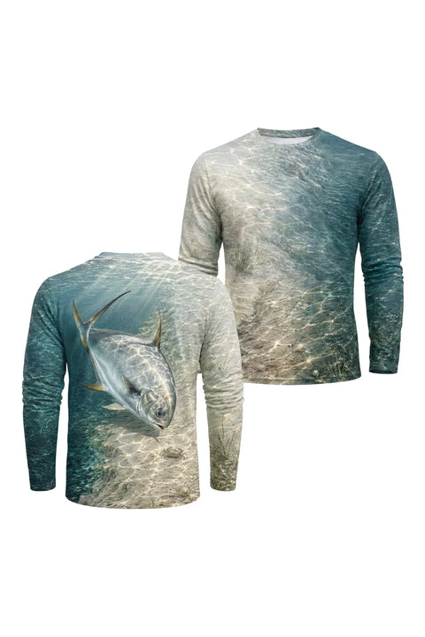 Performance Fishing Long Sleeve - Coastal Flats Permit - TBT273