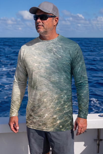 Performance Fishing Long Sleeve - Coastal Flats Permit - TBT273 image 3