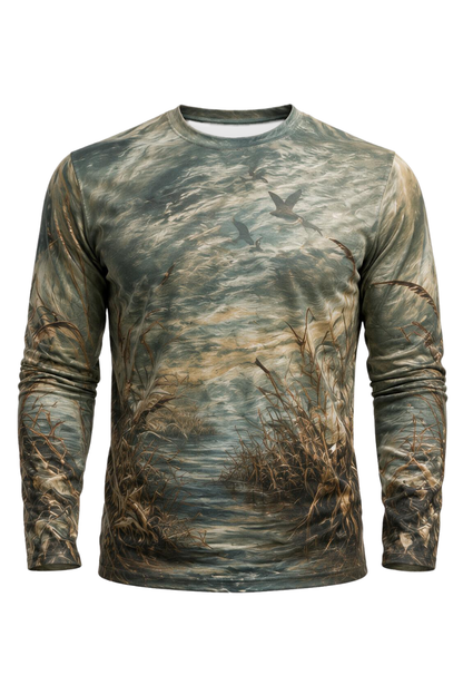 Performance Hunting Long Sleeve - Mallard Marshbreak Greenhead - ULS330V image 6