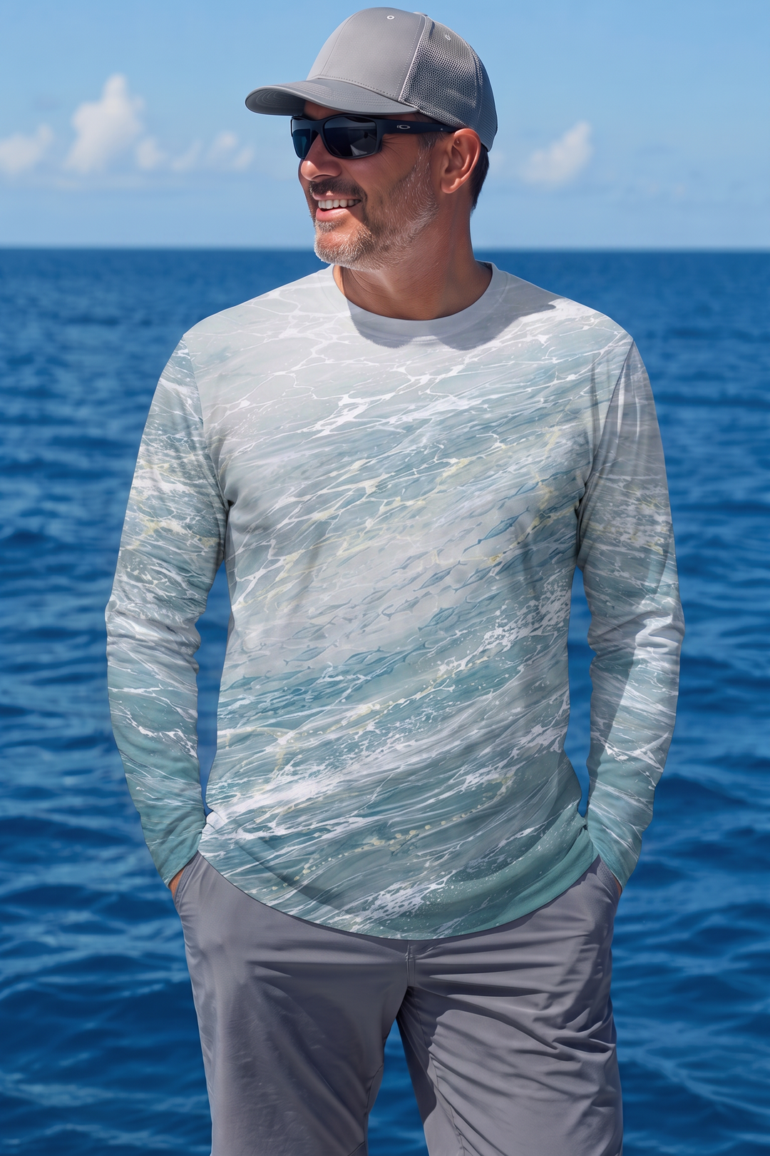 Performance Fishing Long Sleeve - Wildwater Yellowfin Tuna - TBT274 image 3