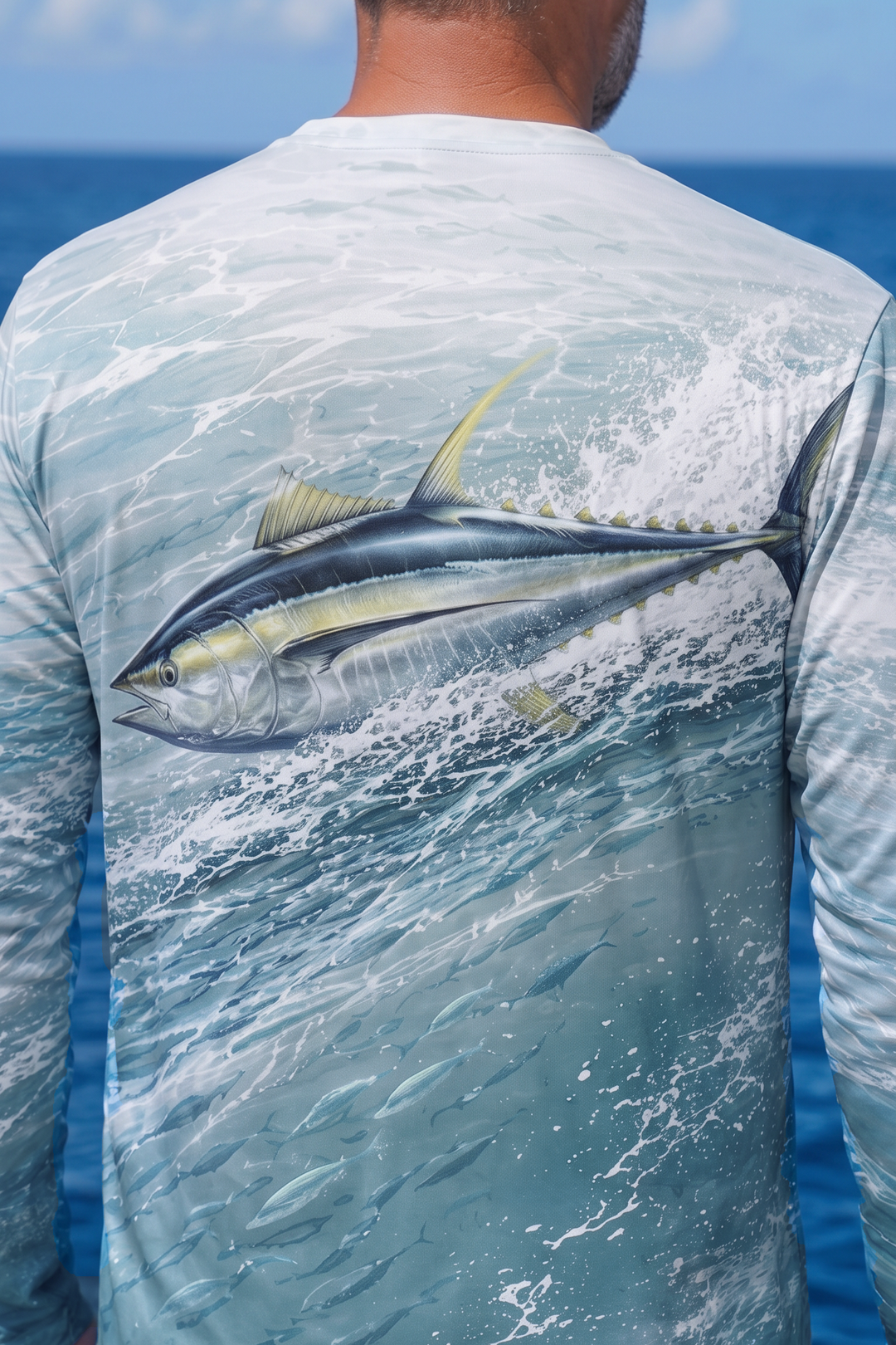 Performance Fishing Long Sleeve - Wildwater Yellowfin Tuna - TBT274 image 4