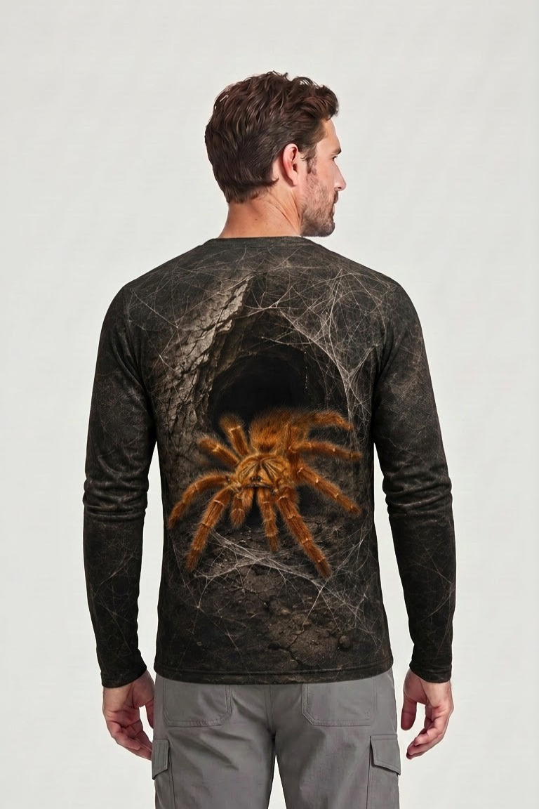 Performance Hunting Long Sleeve - OBT, Orange Web Fortress - ULS331V image 2