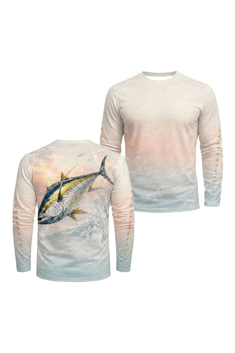 Performance Fishing Long Sleeve - Sunset Yellowfin Tuna - TBT275