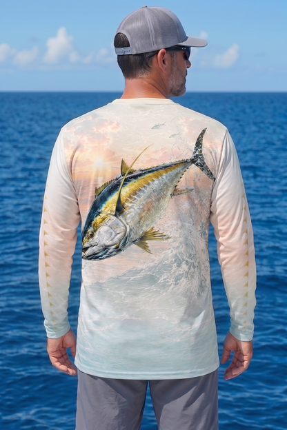 Performance Fishing Long Sleeve - Sunset Yellowfin Tuna - TBT275 image 2
