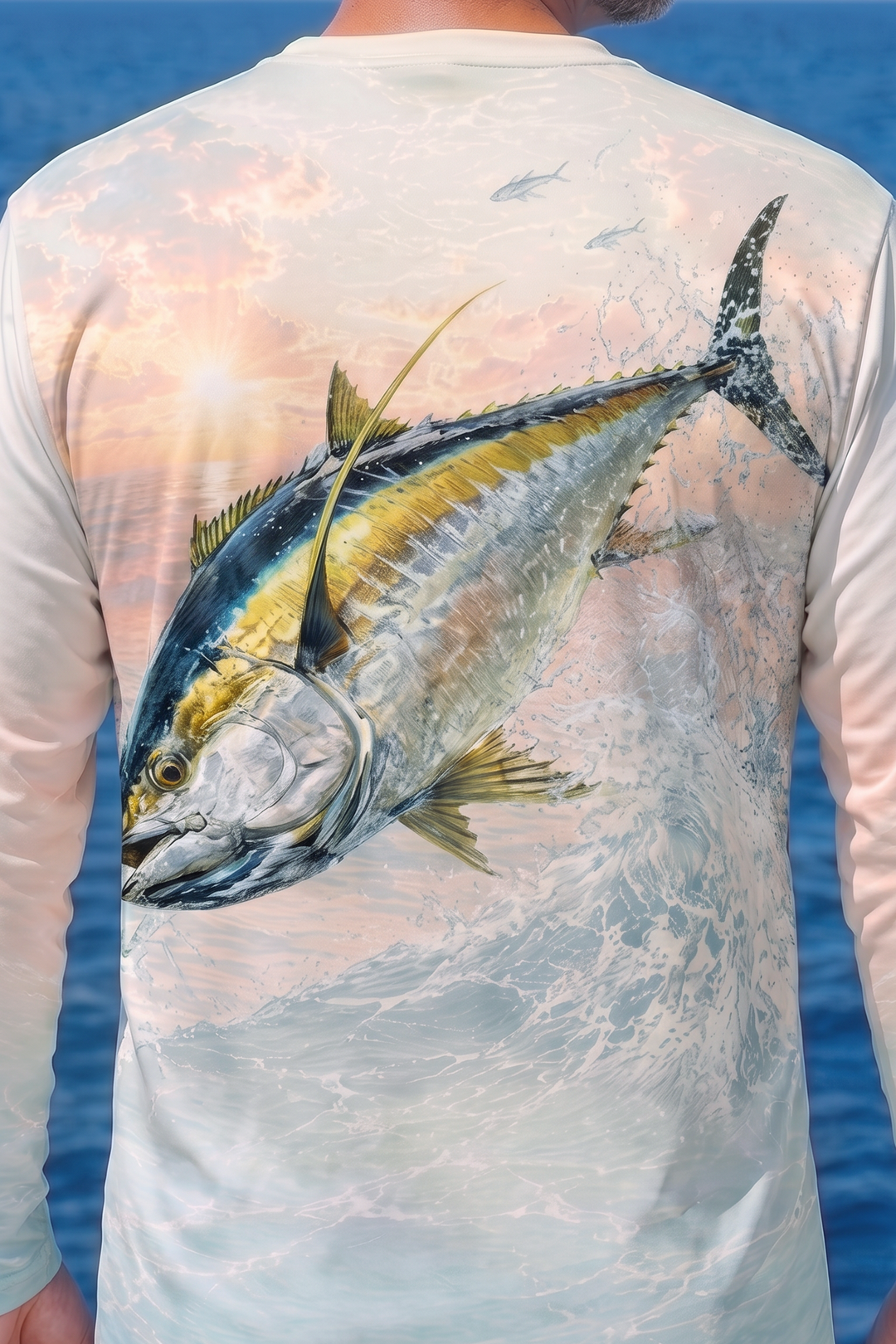 Performance Fishing Long Sleeve - Sunset Yellowfin Tuna - TBT275 image 4