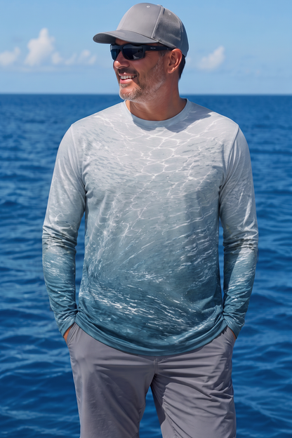 Performance Fishing Long Sleeve - Deepwater Yellowfin Tuna - TBT276 image 3
