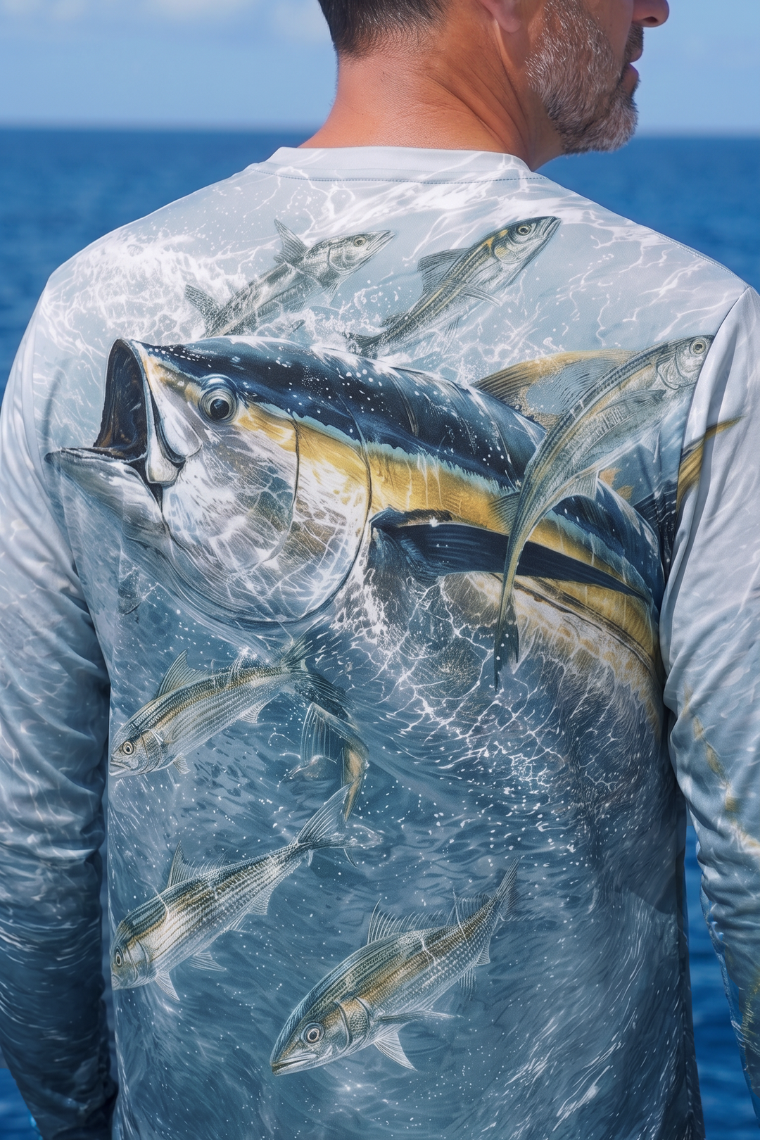 Performance Fishing Long Sleeve - Deepwater Yellowfin Tuna - TBT276 image 4