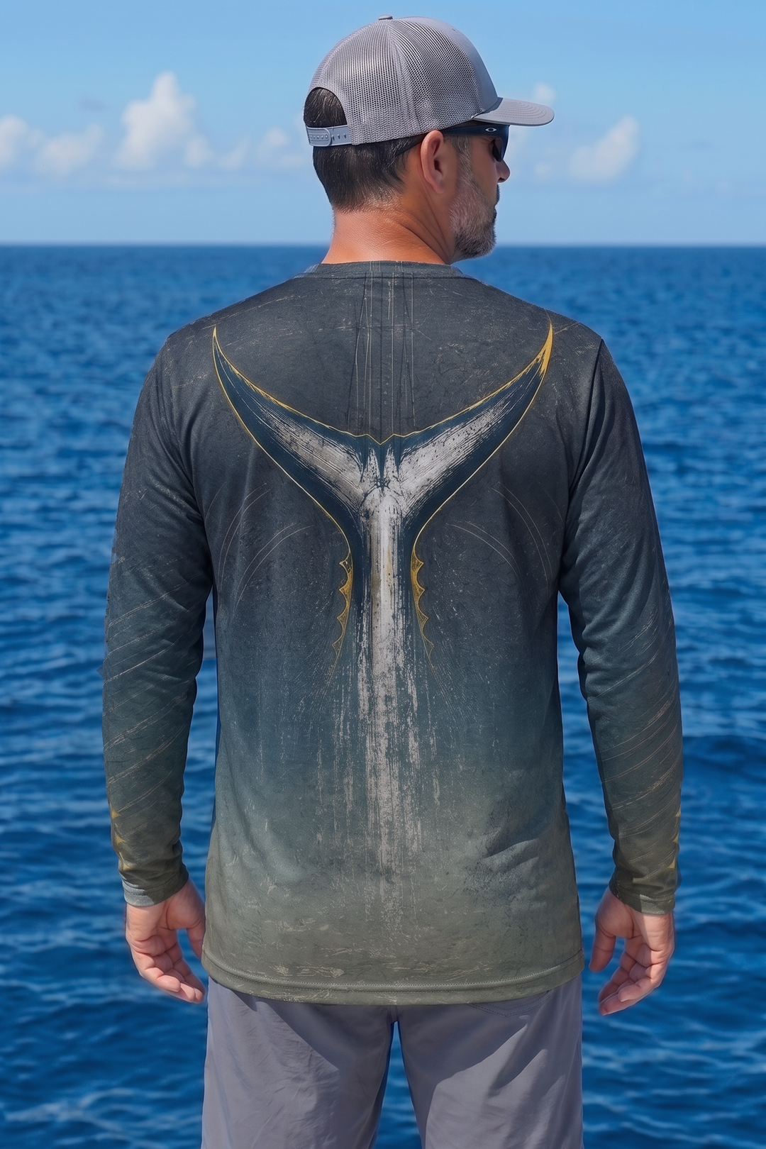 Performance Fishing Long Sleeve - Tuna Tail Grunge - TBT278 image 2