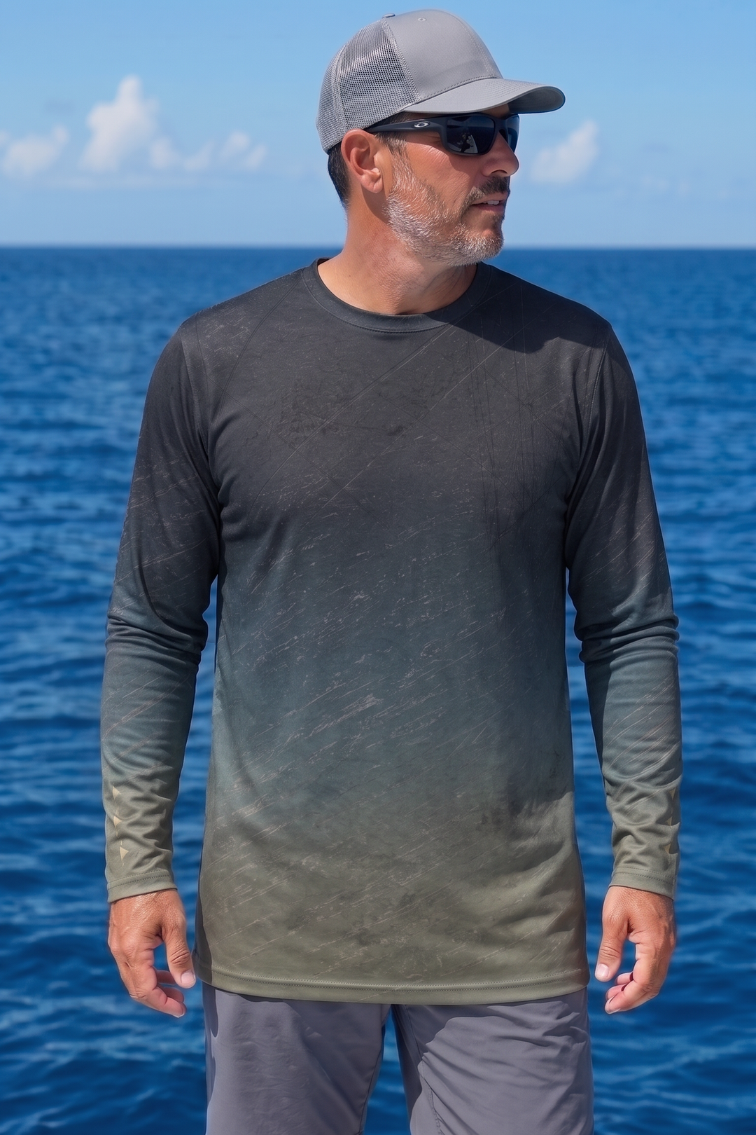 Performance Fishing Long Sleeve - Tuna Tail Grunge - TBT278 image 3