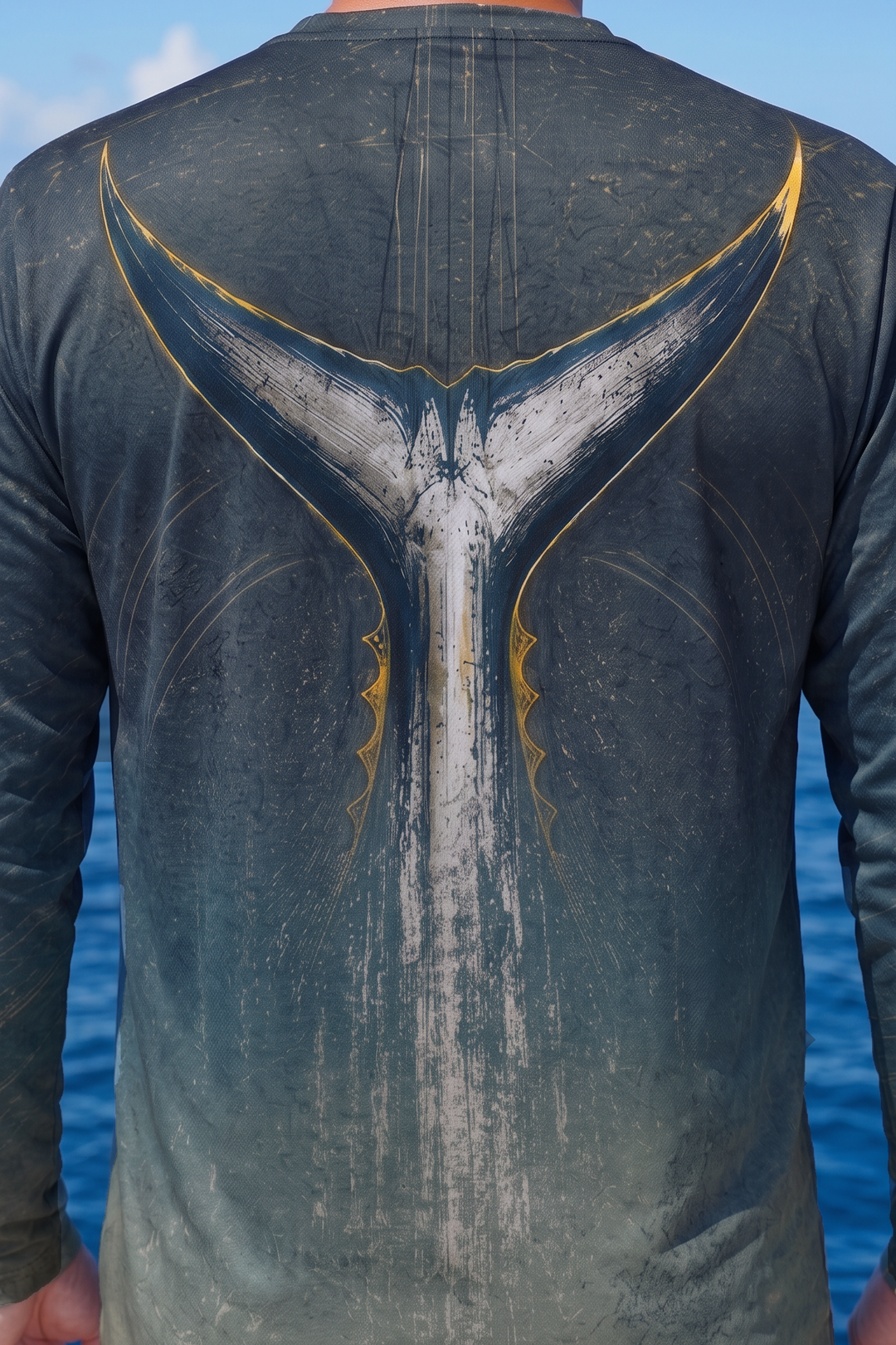 Performance Fishing Long Sleeve - Tuna Tail Grunge - TBT278 image 4