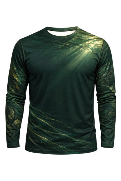 Performance Fishing Long Sleeve - Snakehead, Lurking in the Emerald Depths - ULS336V image 6