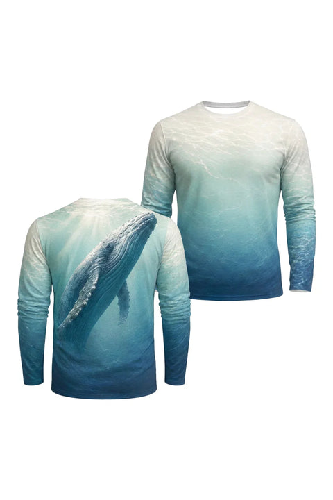 Performance Outdoor Long Sleeve - Sunlit Humpback Whale - TBT280